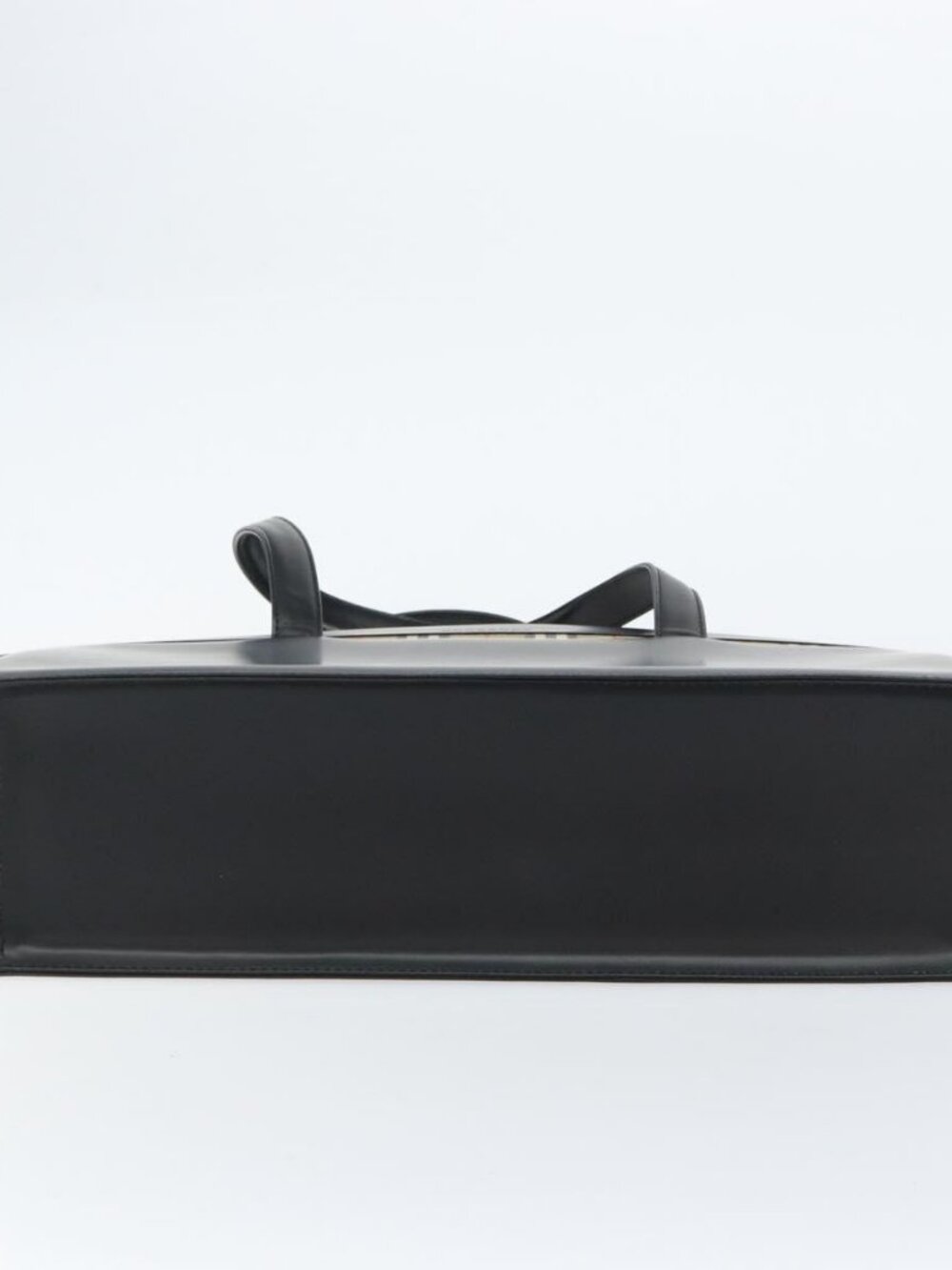 BURBERRY Hand Bag Leather Black Silver Auth 155218 - Picture 6 of 16